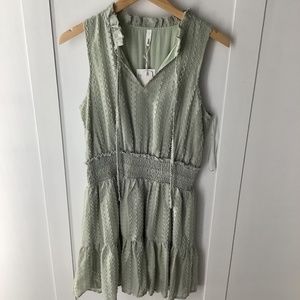 Glam sage dress